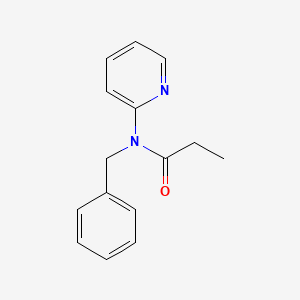 molecular formula C15H16N2O B4103960 N-benzyl-N-2-pyridinylpropanamide 