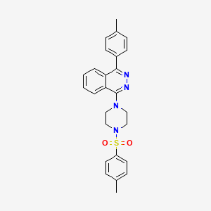 molecular formula C26H26N4O2S B4104023 1-(4-methylphenyl)-4-{4-[(4-methylphenyl)sulfonyl]-1-piperazinyl}phthalazine 