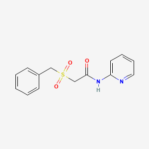 molecular formula C14H14N2O3S B4104102 2-(benzylsulfonyl)-N-2-pyridinylacetamide 
