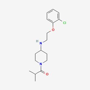 N-[2-(2-chlorophenoxy)ethyl]-1-isobutyrylpiperidin-4-amine
