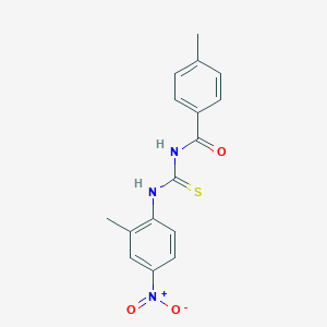 N-{4-nitro-2-methylphenyl}-N'-(4-methylbenzoyl)thiourea