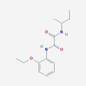 molecular formula C14H20N2O3 B4104232 N-(sec-butyl)-N'-(2-ethoxyphenyl)ethanediamide 