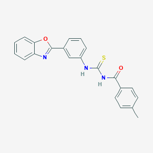 1-(3-Benzooxazol-2-yl-phenyl)-3-(4-methyl-benzoyl)-thiourea