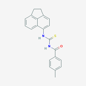 N-(1,2-dihydroacenaphthylen-5-ylcarbamothioyl)-4-methylbenzamide
