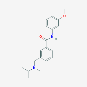 3-{[isopropyl(methyl)amino]methyl}-N-(3-methoxyphenyl)benzamide