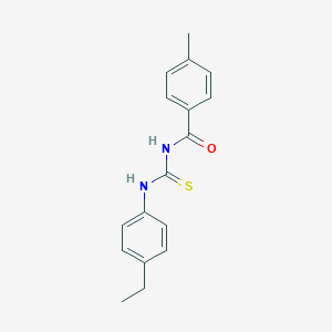 N-[(4-ethylphenyl)carbamothioyl]-4-methylbenzamide