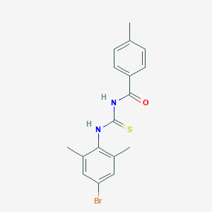 N-[(4-bromo-2,6-dimethylphenyl)carbamothioyl]-4-methylbenzamide