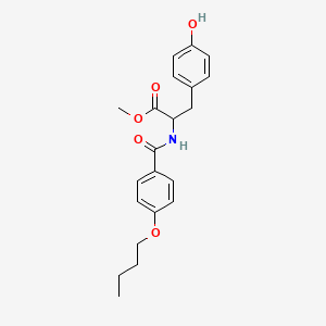 methyl N-(4-butoxybenzoyl)tyrosinate