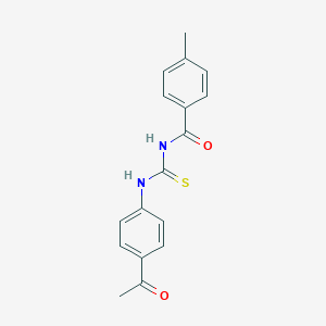 N-[(4-acetylphenyl)carbamothioyl]-4-methylbenzamide