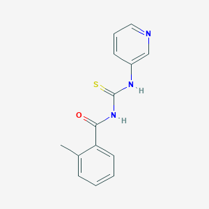 2-methyl-N-(pyridin-3-ylcarbamothioyl)benzamide