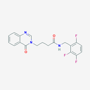 4-(4-oxoquinazolin-3(4H)-yl)-N-(2,3,6-trifluorobenzyl)butanamide