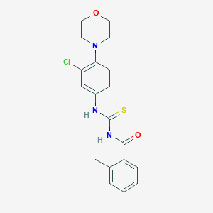 1-(3-Chloro-4-morpholin-4-yl-phenyl)-3-(2-methyl-benzoyl)-thiourea
