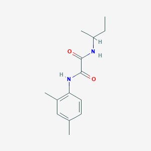 N-(sec-butyl)-N'-(2,4-dimethylphenyl)ethanediamide