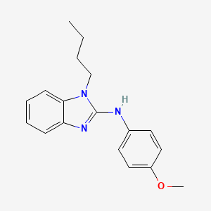 molecular formula C18H21N3O B4104874 1-butyl-N-(4-methoxyphenyl)-1H-benzimidazol-2-amine 