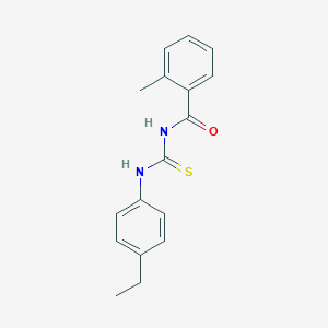 N-[(4-ethylphenyl)carbamothioyl]-2-methylbenzamide