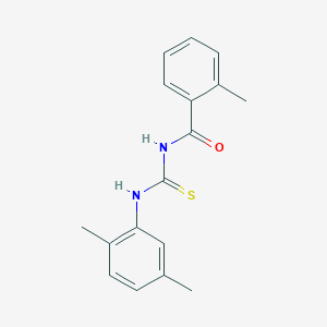 N-(2,5-dimethylphenyl)-N'-(2-methylbenzoyl)thiourea