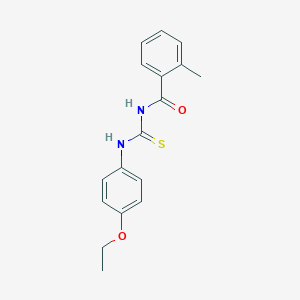 N-[(4-ethoxyphenyl)carbamothioyl]-2-methylbenzamide
