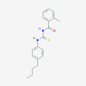N-[(4-butylphenyl)carbamothioyl]-2-methylbenzamide