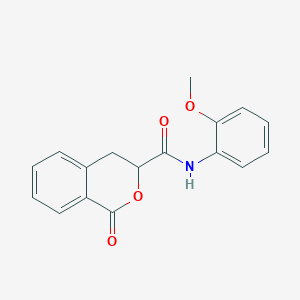 N-(2-methoxyphenyl)-1-oxo-3,4-dihydro-1H-isochromene-3-carboxamide