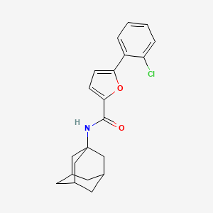 molecular formula C21H22ClNO2 B4105023 N-1-adamantyl-5-(2-chlorophenyl)-2-furamide 