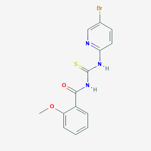N-(5-bromo-2-pyridinyl)-N'-(2-methoxybenzoyl)thiourea