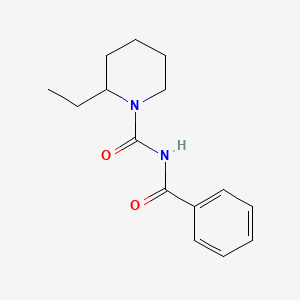 N-benzoyl-2-ethyl-1-piperidinecarboxamide