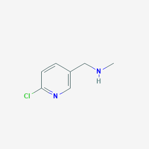 B041054 N-[(6-chloropyridin-3-yl)methyl]-N-methylamine CAS No. 120739-62-0