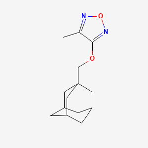 molecular formula C14H20N2O2 B4105426 3-(1-adamantylmethoxy)-4-methyl-1,2,5-oxadiazole 