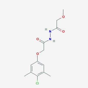 2-(4-chloro-3,5-dimethylphenoxy)-N'-(methoxyacetyl)acetohydrazide