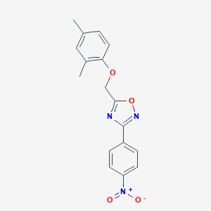 5-[(2,4-Dimethylphenoxy)methyl]-3-(4-nitrophenyl)-1,2,4-oxadiazole