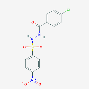 N'-(4-chlorobenzoyl)-4-nitrobenzenesulfonohydrazide