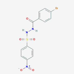 N'-(4-bromobenzoyl)-4-nitrobenzenesulfonohydrazide