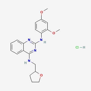 N~2~-(2,4-dimethoxyphenyl)-N~4~-(tetrahydro-2-furanylmethyl)-2,4-quinazolinediamine hydrochloride