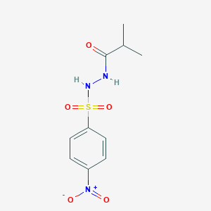 4-nitro-N'-isobutyrylbenzenesulfonohydrazide
