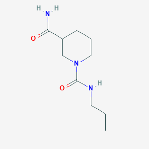 molecular formula C10H19N3O2 B4105674 N~1~-propyl-1,3-piperidinedicarboxamide 