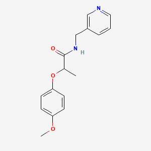 molecular formula C16H18N2O3 B4105683 2-(4-methoxyphenoxy)-N-(3-pyridinylmethyl)propanamide 