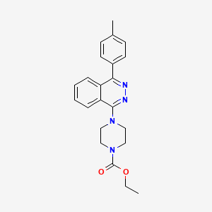 ethyl 4-[4-(4-methylphenyl)-1-phthalazinyl]-1-piperazinecarboxylate