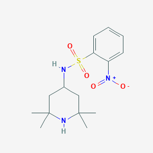 2-nitro-N-(2,2,6,6-tetramethylpiperidin-4-yl)benzenesulfonamide