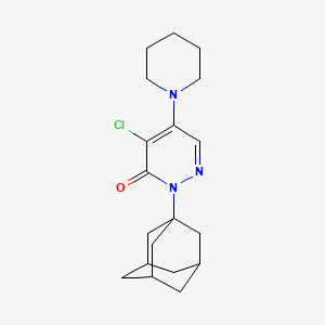 molecular formula C19H26ClN3O B4105846 2-(1-adamantyl)-4-chloro-5-(1-piperidinyl)-3(2H)-pyridazinone 