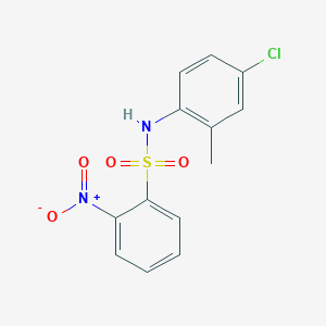 N-(4-chloro-2-methylphenyl)-2-nitrobenzenesulfonamide