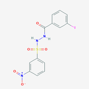 3-nitro-N'-(3-iodobenzoyl)benzenesulfonohydrazide