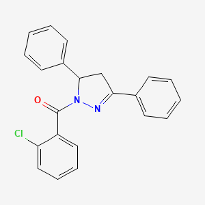 1-(2-chlorobenzoyl)-3,5-diphenyl-4,5-dihydro-1H-pyrazole