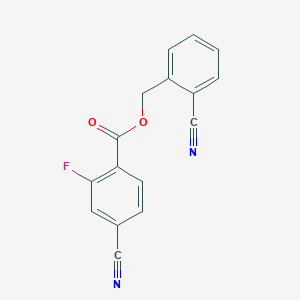 2-cyanobenzyl 4-cyano-2-fluorobenzoate