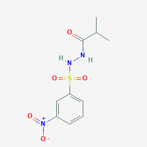 3-nitro-N'-isobutyrylbenzenesulfonohydrazide