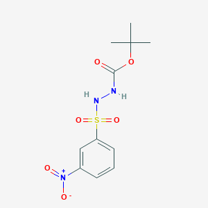 Tert-butyl 2-({3-nitrophenyl}sulfonyl)hydrazinecarboxylate
