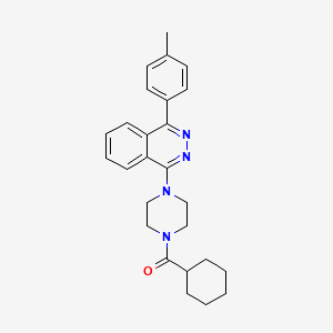 1-[4-(cyclohexylcarbonyl)-1-piperazinyl]-4-(4-methylphenyl)phthalazine