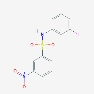 N-(3-iodophenyl)-3-nitrobenzenesulfonamide