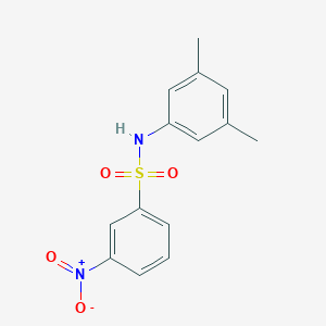molecular formula C14H14N2O4S B410602 N-(3,5-dimethylphenyl)-3-nitrobenzenesulfonamide 