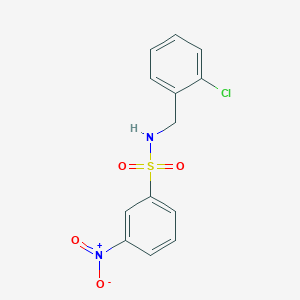 N-(2-chlorobenzyl)-3-nitrobenzenesulfonamide