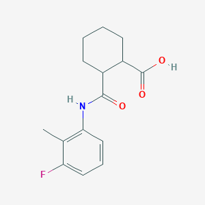 2-{[(3-fluoro-2-methylphenyl)amino]carbonyl}cyclohexanecarboxylic acid